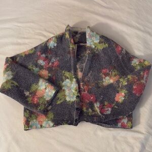Floral Knit Cardigan